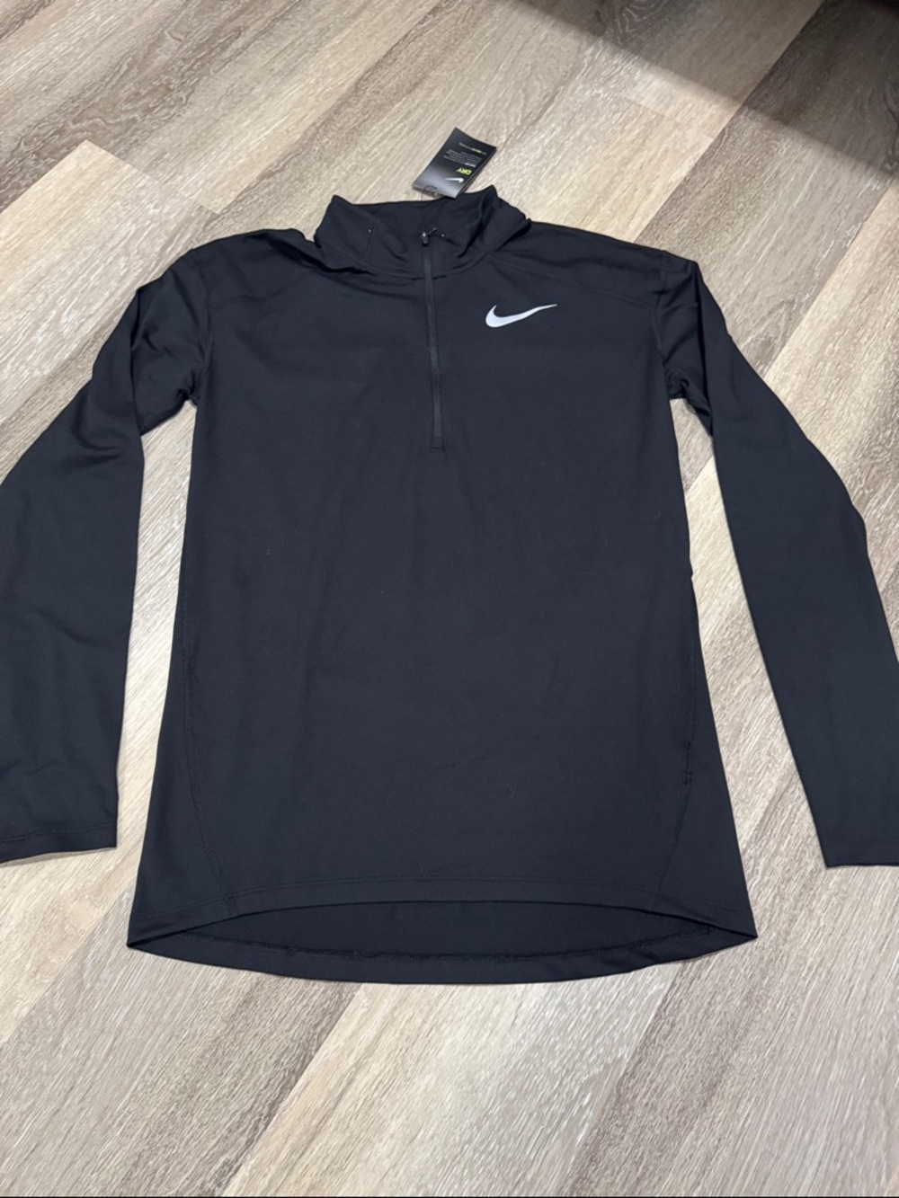 🆕 Nike Black Long-Sleeve Quarter-Zip Training Top